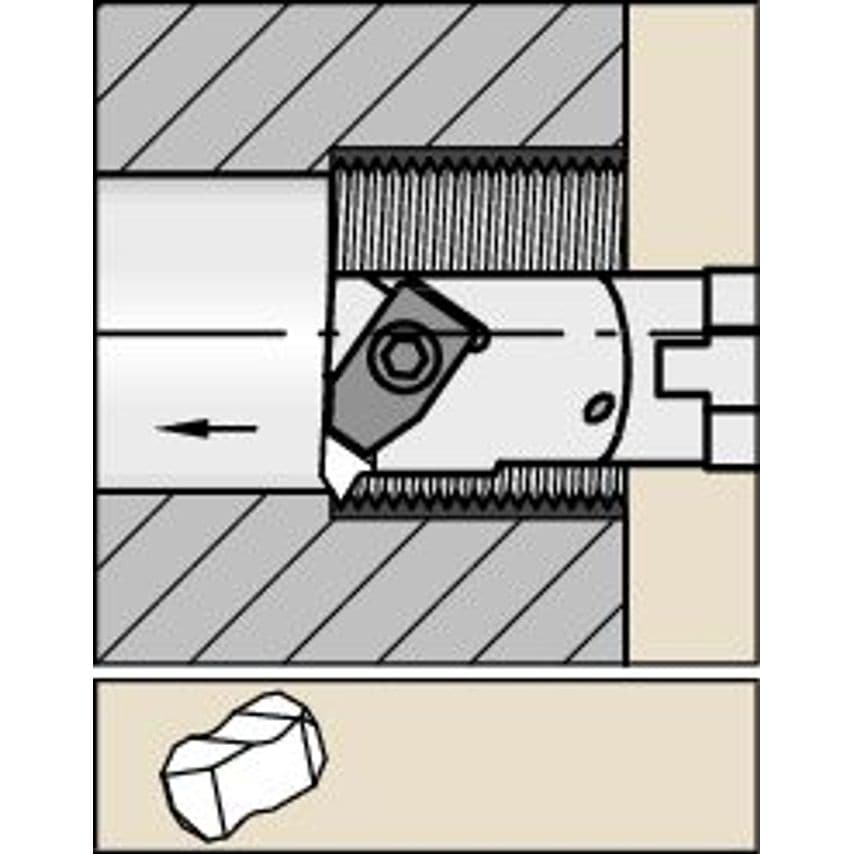 L08RNER2 Top Notch Boring Bar D0.50 L8.