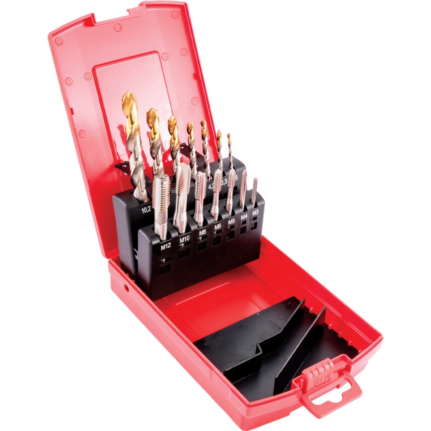 L115 101 HSS 14-PC Coarse Tap & Drill Set