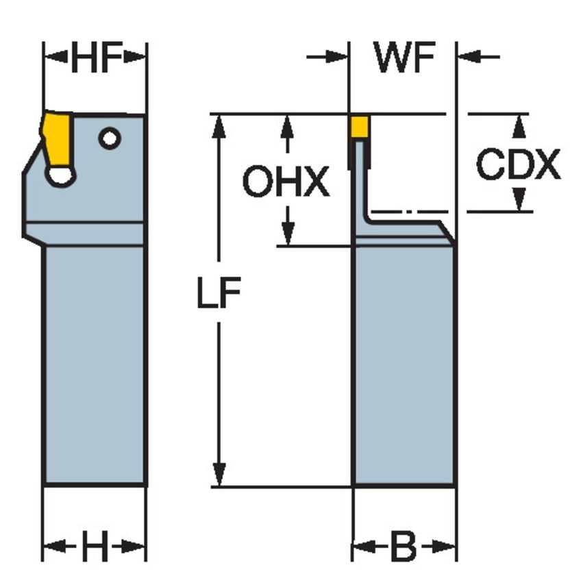 L151.21-2525-30 Parting Tool