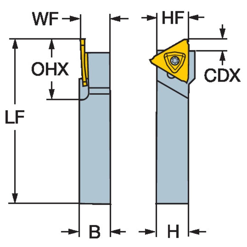 LF123U06-3232BM Shank Tool