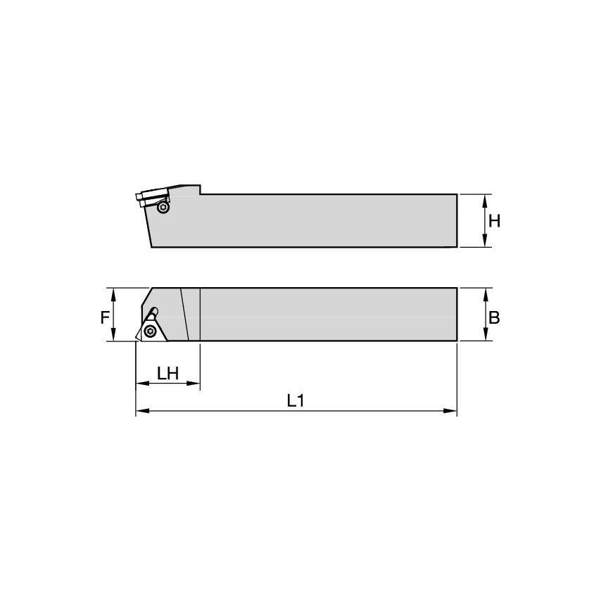 LSASL163 LT Threading Holder W1.00 L6.0