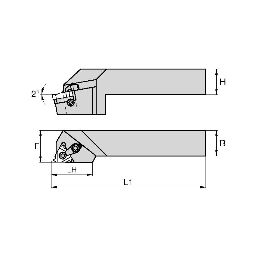 LSSRDH123C LT Threading Holder W0.75 L5.0