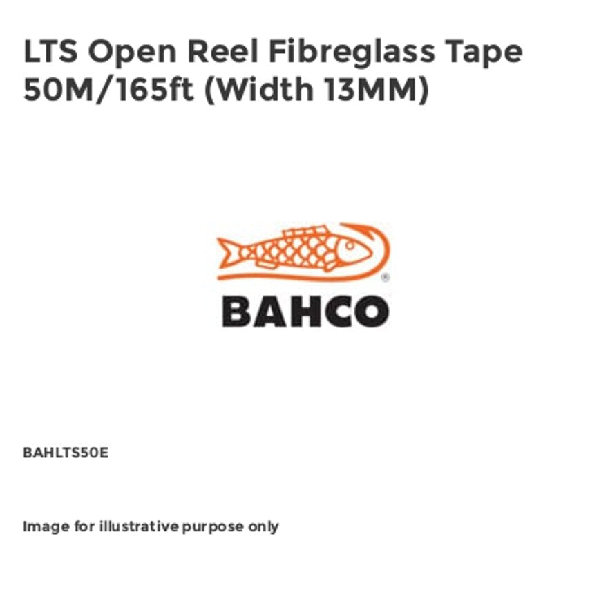 LTS Open Reel Fibreglass Tape 50M/165ft (Width 13MM) BAHLTS50E