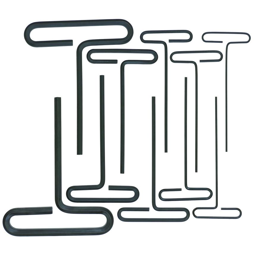 LTX10P-6 6" T-Handle Loop Hex Key Set 3/32"-3/8", 15438