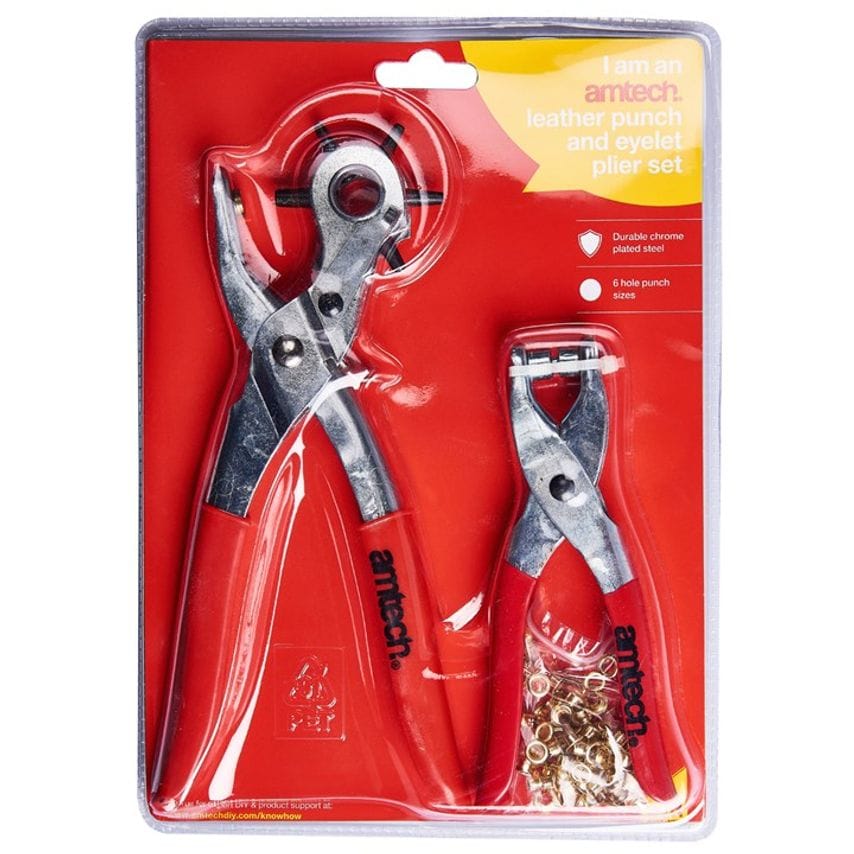 Leather Punch and Eyelet Plier Set
