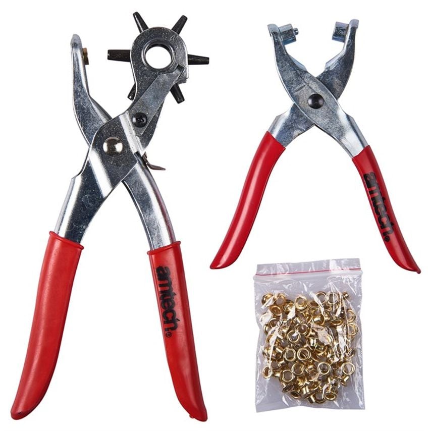 Leather Punch and Eyelet Plier Set