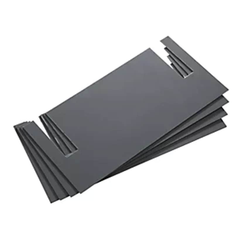 Levelling Plate, PVC, Grey, Pack Of 4, 1mm Thick