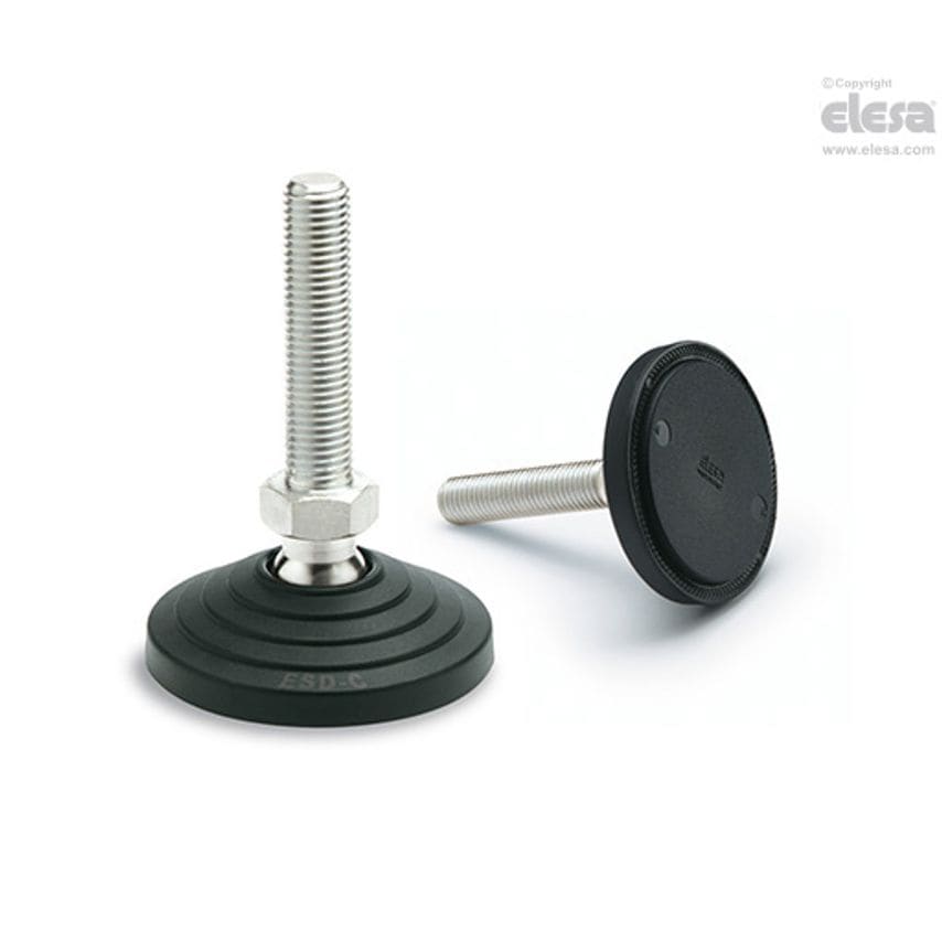Levelling feet-LV.A-60-24-AS-SST-M16x138-ESD-C