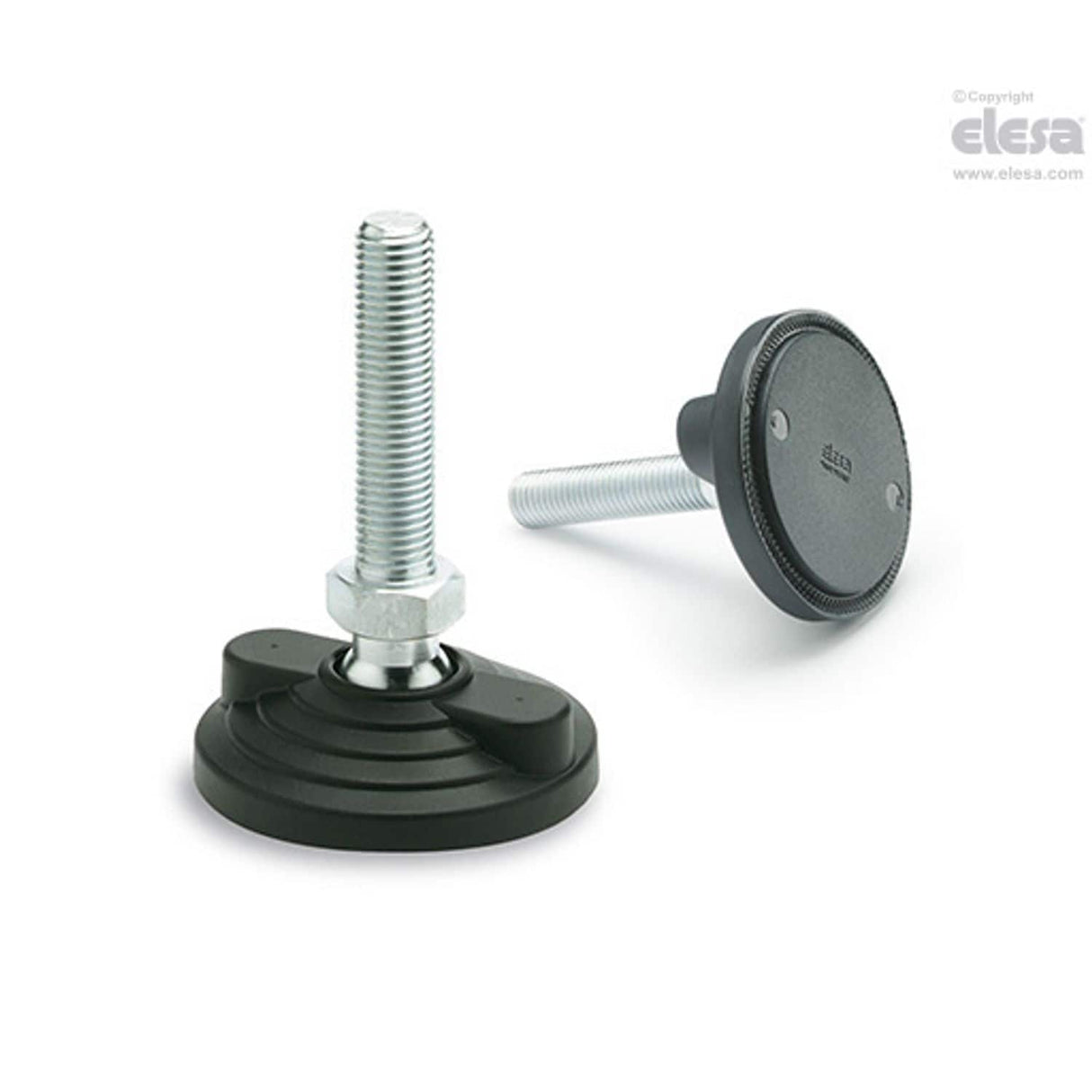 Levelling feet, ground mounting-LV.F-80-24-AS-SST-M20x138