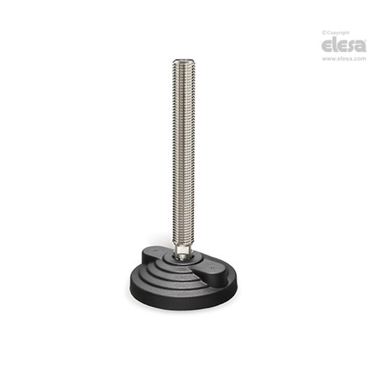 Levelling feet, ground mounting-LVQ.F-100-14-AS-SST-M24x110