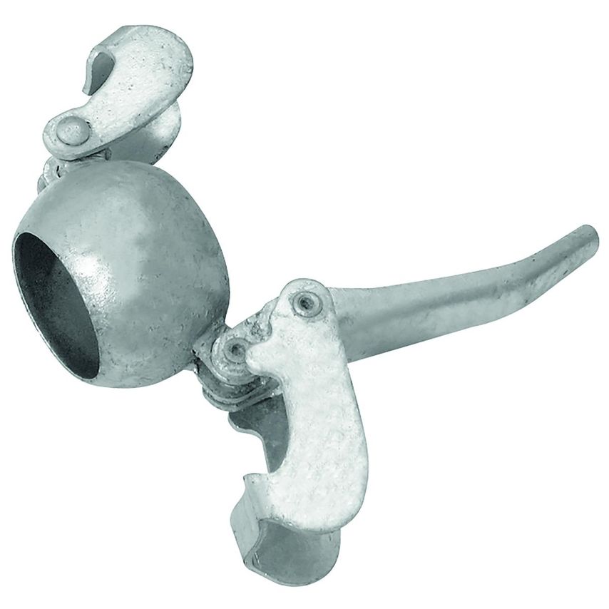 Lever Lock Male End Cap 3X3 C/w Closure - LLZD-LLMEC33