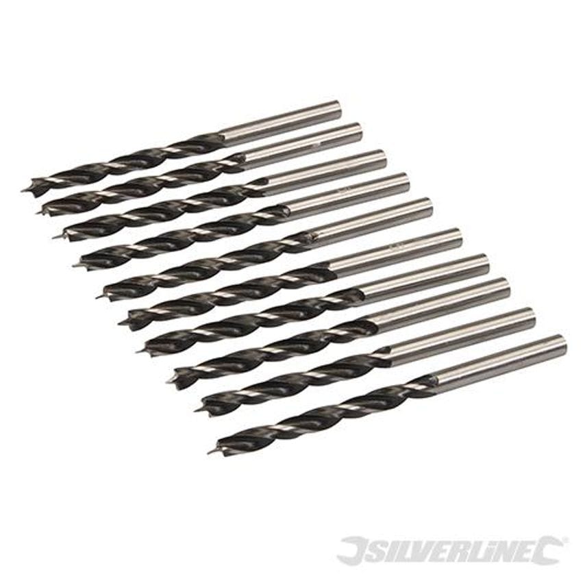 Lip & Spur Drill Bits 6mm 10pk