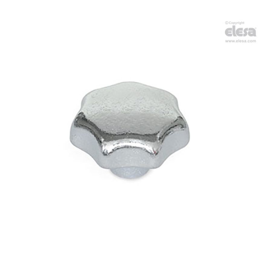 Lobe knob-DIN 6336-GG-63-M12-E-ZB