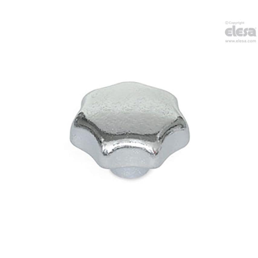 Lobe knob-DIN 6336-GG-80-M16-E-ZB