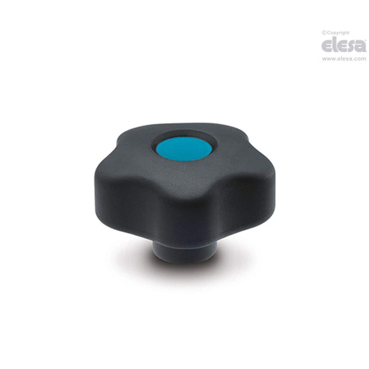 Lobe knob-VCT.43 B-M6-SOFT-C5 Blue