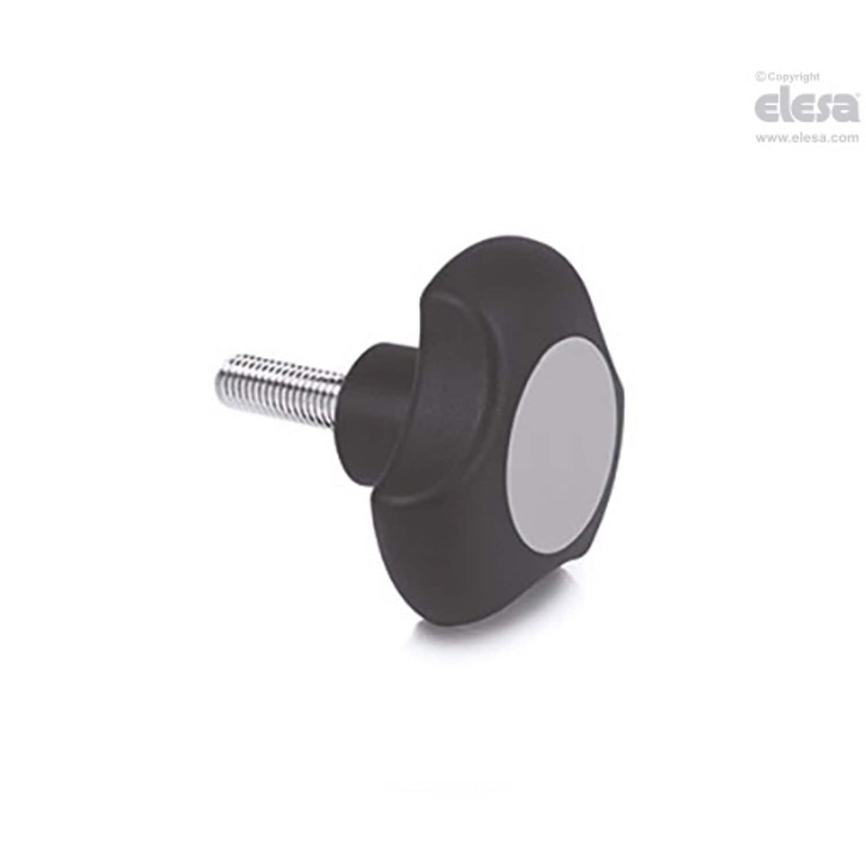 Lobe knob-VTT.40-C-p-M8x50-C3 Grey