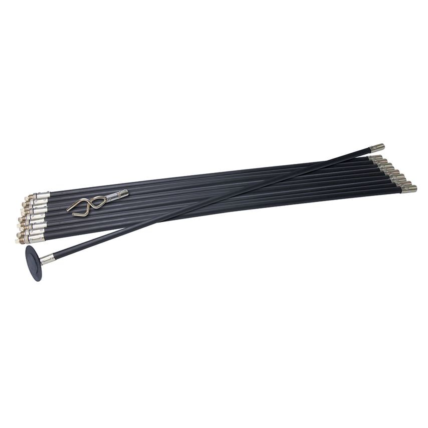Lock Rod Drain Rod System 12 Piece Drain Rod Set