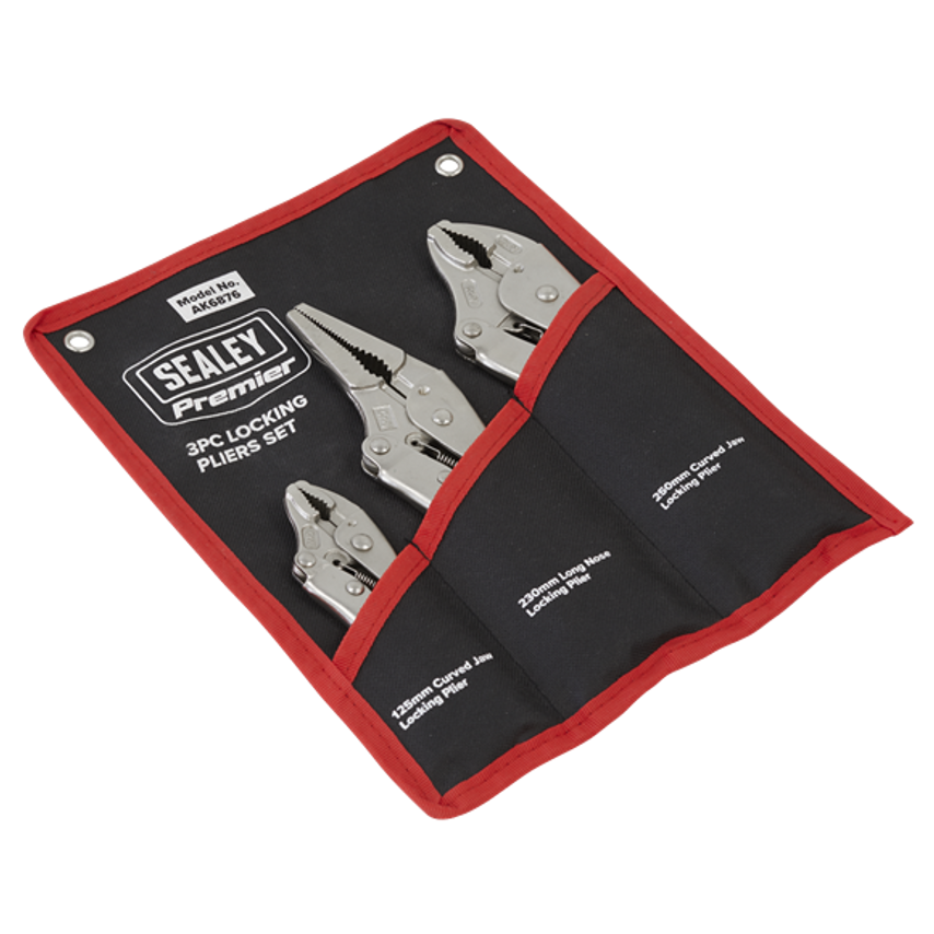 Locking Pliers Set 3pc