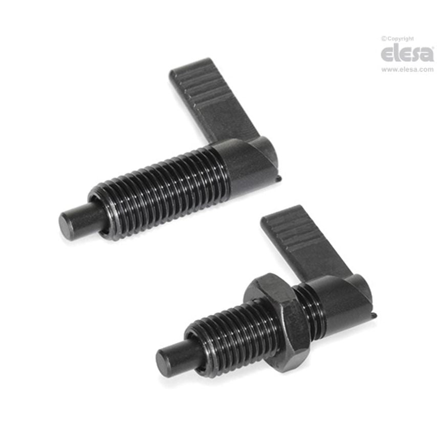 Locking indexing plunger-GN 721.1-5-M10X1-RAK