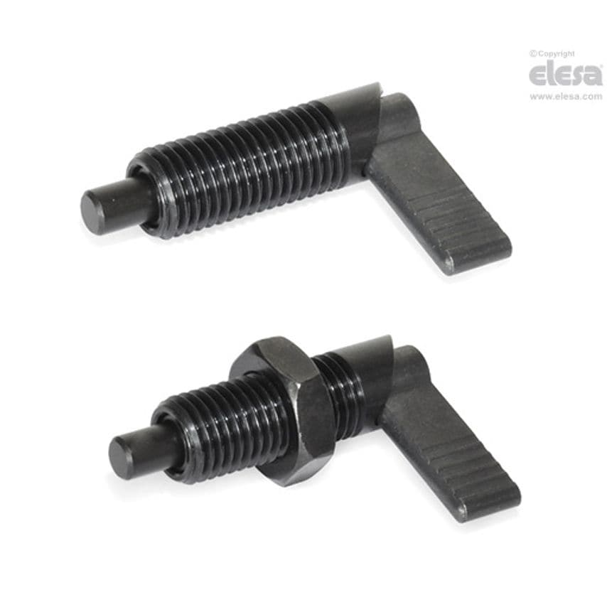 Locking indexing plunger-GN 721.1-6-M12X1,5-LA