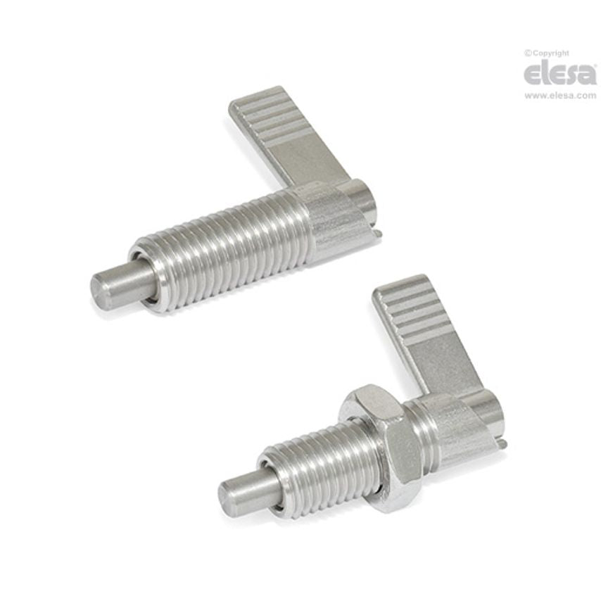 Locking indexing plunger-GN 721.5-5-M10X1-RAK