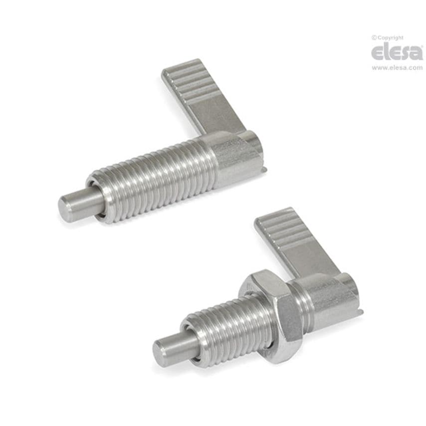Locking indexing plunger-GN 721.6-6-M12X1,5-RA