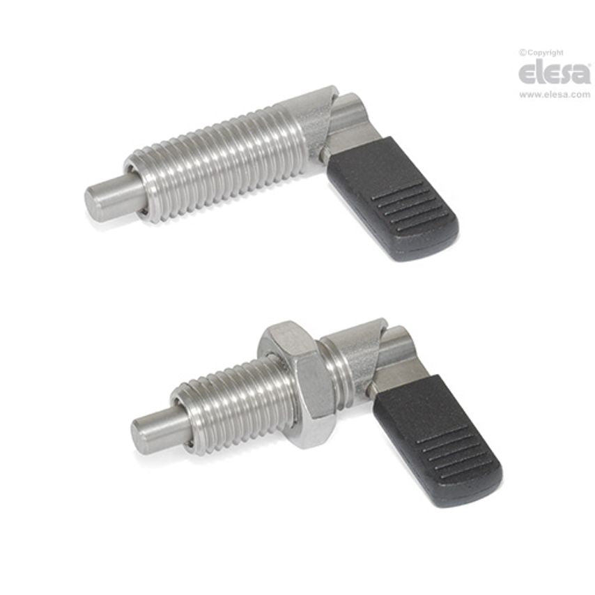 Locking indexing plunger-GN 721.6-8-M16X1,5-LBK