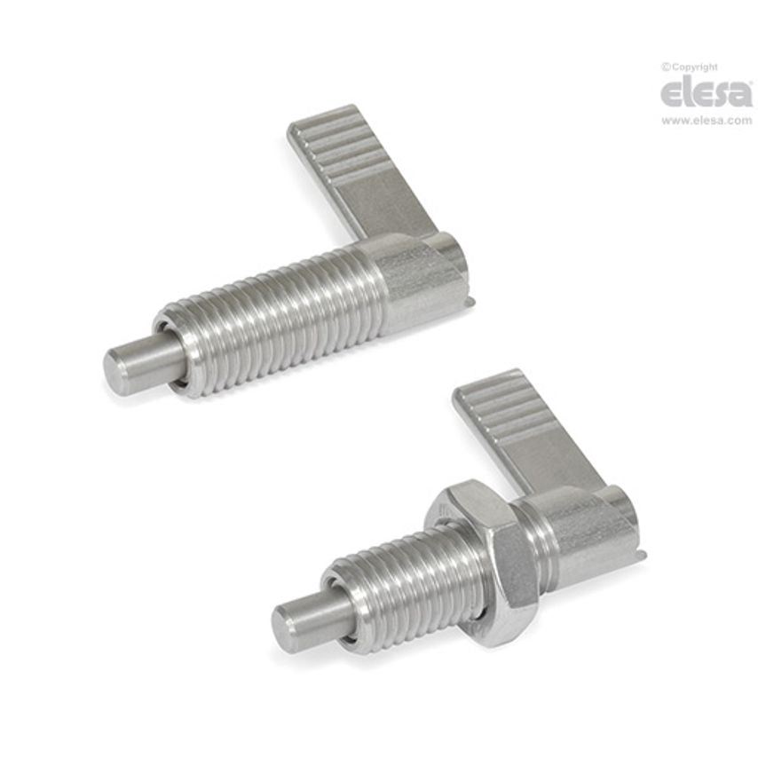 Locking indexing plunger-GN 721.6-8-M16X1,5-RA