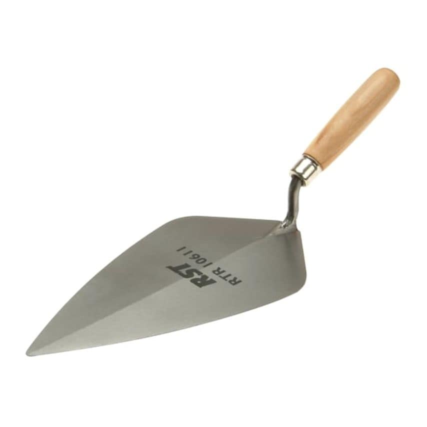 London Pattern Brick Trowel Wooden Handle 11in RST10611
