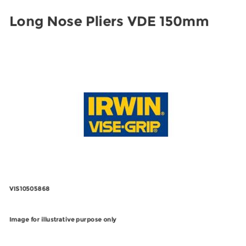 Long Nose Pliers VDE 150mm