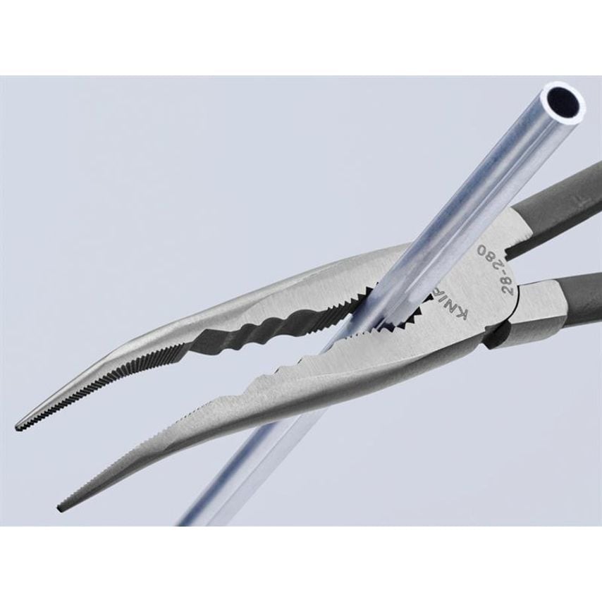 Long Reach Bent Needle Nose Pliers 280mm KPX2881280