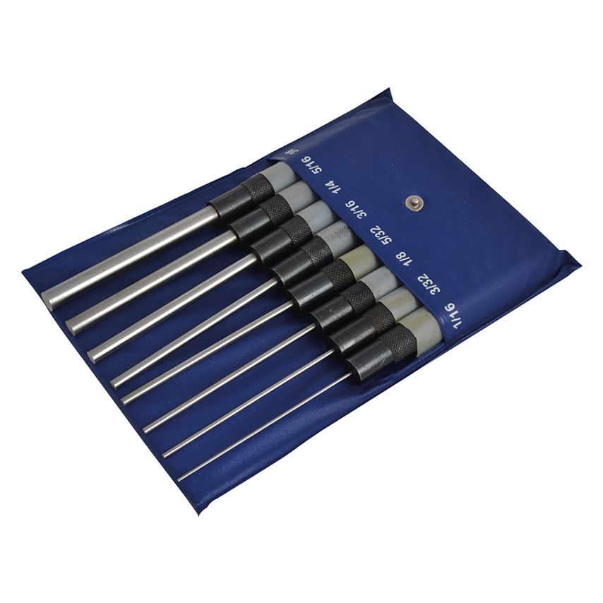 Long Series Pin Punch Set, 8 Piece FAIPPSET8RHL