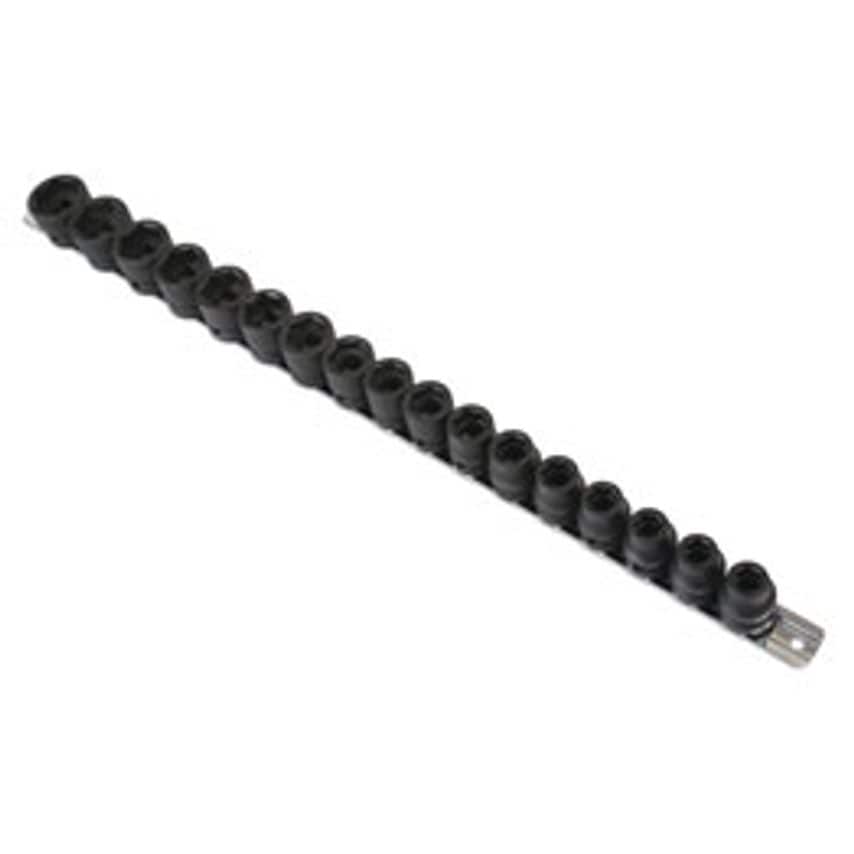 Low Profile Impact Socket Set 1/2"D 17 Piece