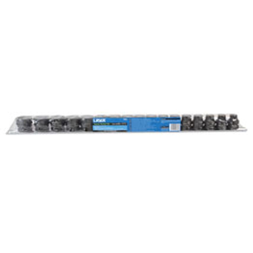 Low Profile Impact Socket Set 1/2"D 17 Piece
