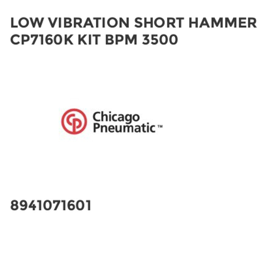 Low Vibration Short Hammer Kit CP7160K Kit BPM 3500