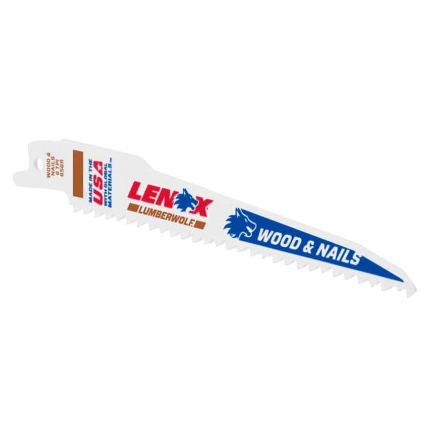 LumberWolf Reciprocating Saw Blade 152 x 19 x 1.3mm 6 TPI 25 Pack