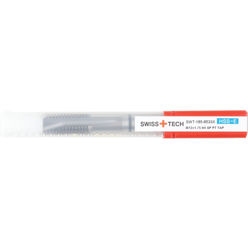 M12.00X1.75 HSS-Co Black Ring Spiral Point/Gun Nose Taps DIN376