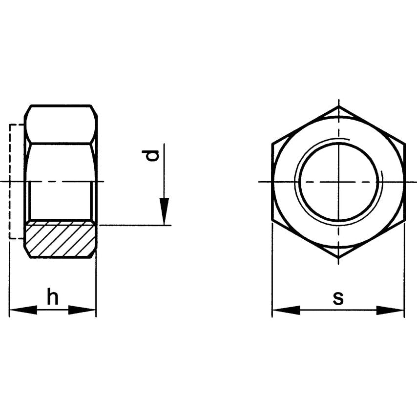 M12 All-metal Locknut A2 (70)