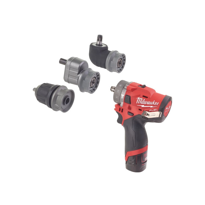 M12 Fuel 6 in 1 Percussion Drill, 2 x 6.0AH Batteries