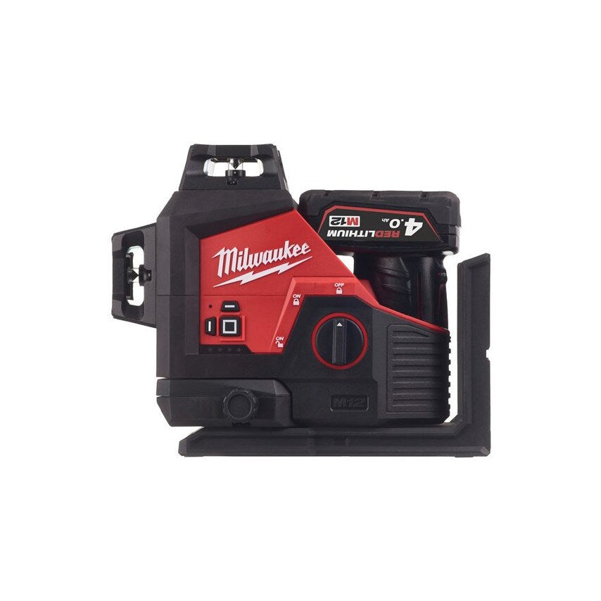 M12 Green 360DEG 3 Plane Laser Kit (1x4.0AH Battery)