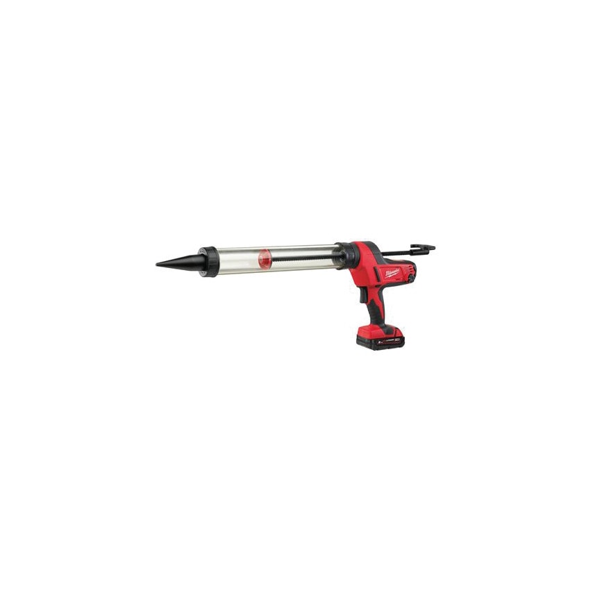 M18 Caulking Gun 600ML Kit (Trans Parent Tube, 1x2.0AH Battery)