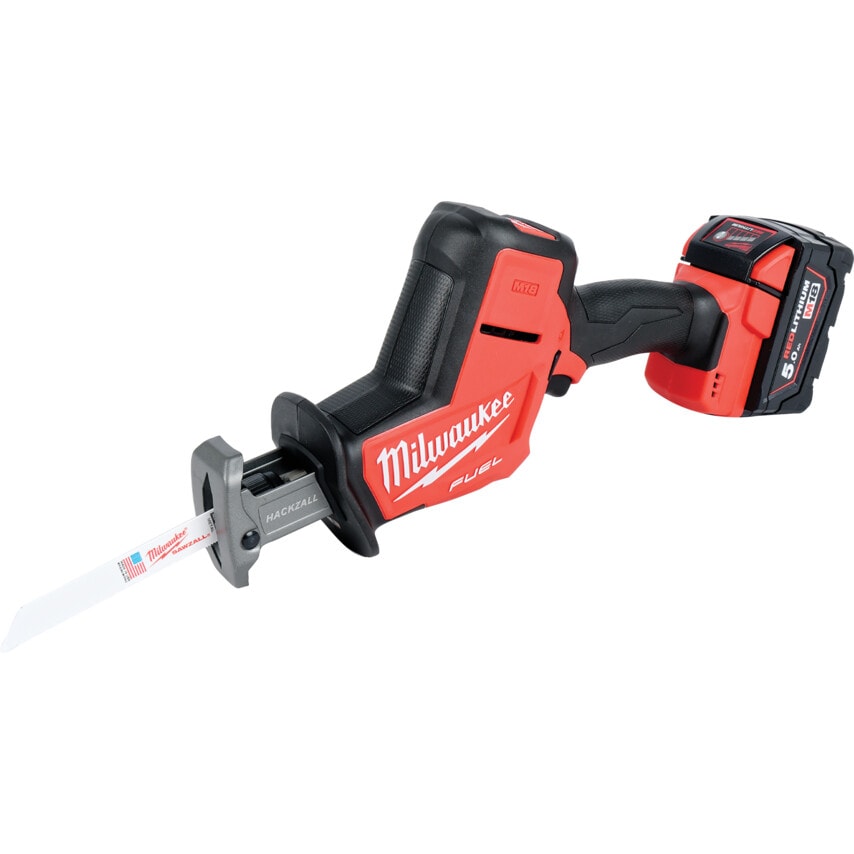 M18 Fuel Hackzall (2x5.0AHBATTERIES, Charger, HD Box)