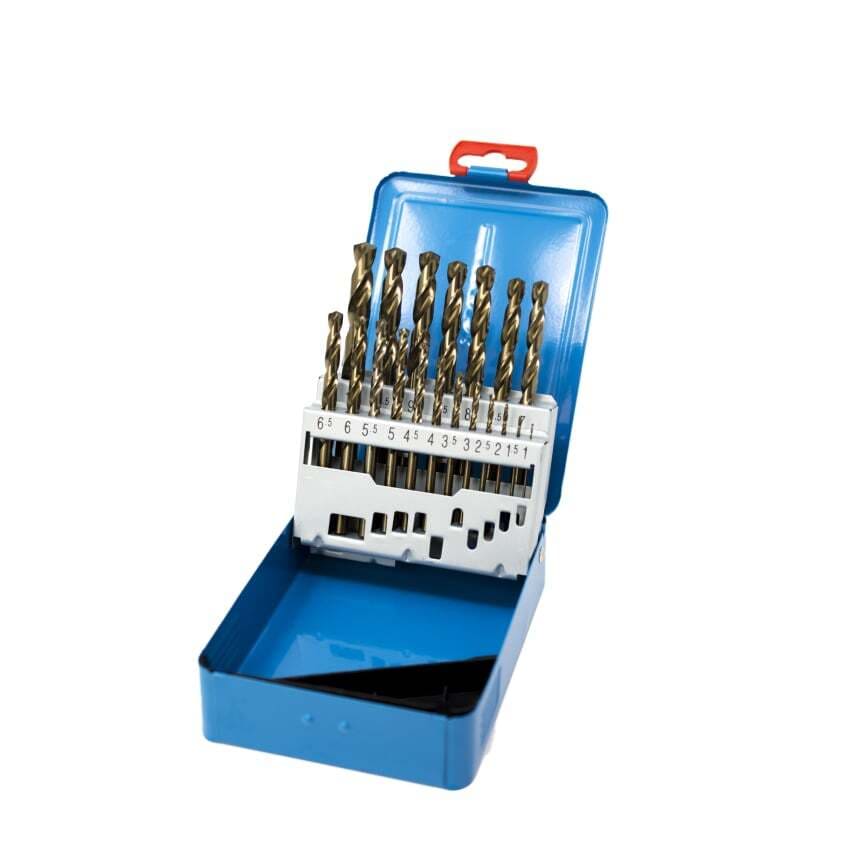 M19 HSCo DIN338 Jobber Drill Set 1.0MM - 10.0MM X 0.5MM
