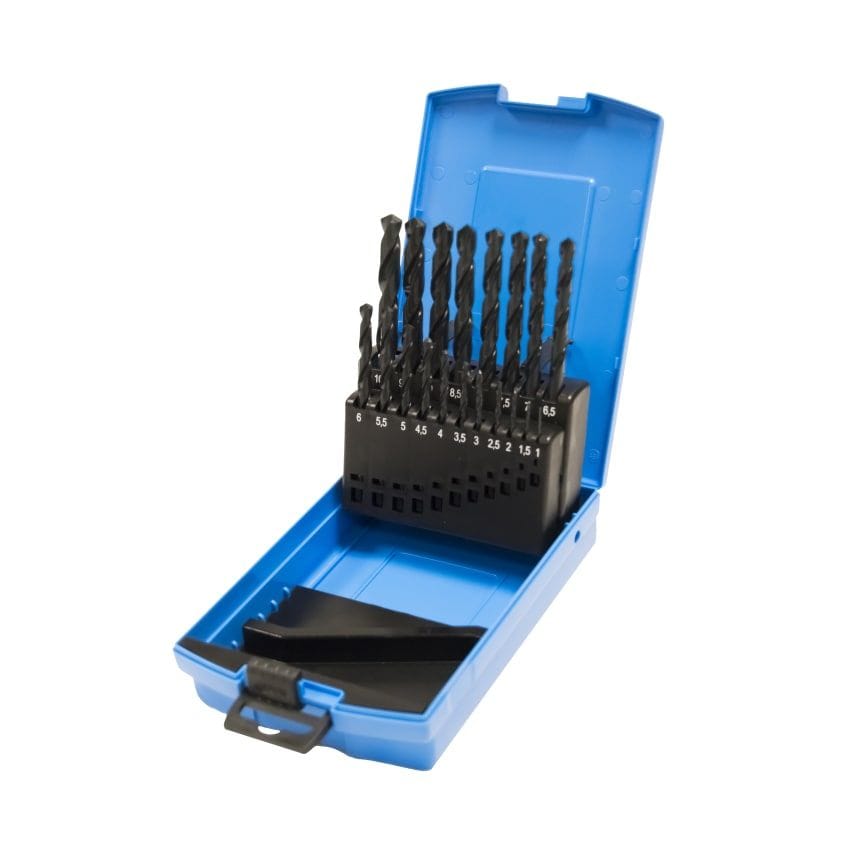 M19 HSS DIN338 F/G Drill Set 1.0MM - 10.0MM X 0.5MM
