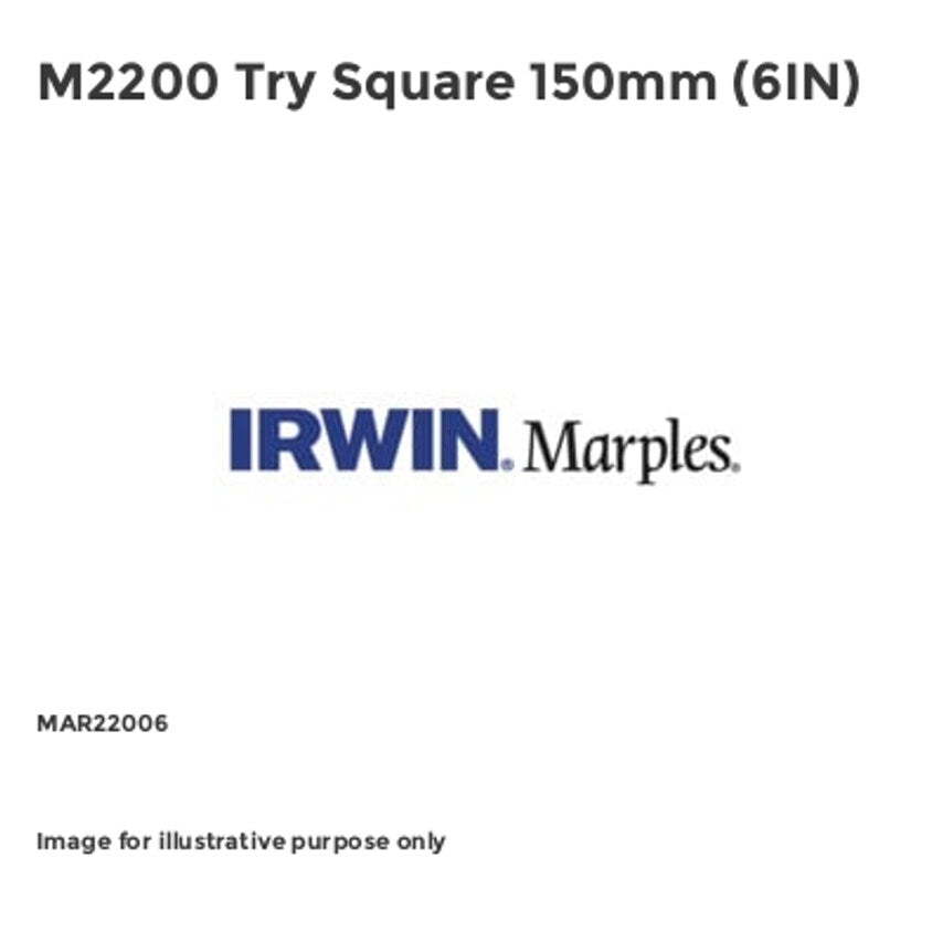 M2200 Try Square 150mm (6IN)