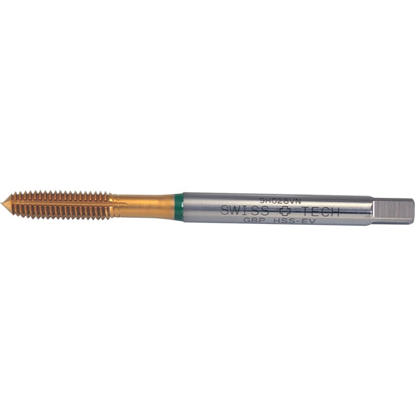 M6X1 Green F/Less 371 HSS-EV TiN Tap