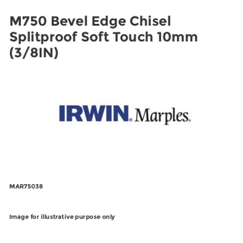 M750 Bevel Edge Chisel Splitproof Soft Touch 10mm (3/8IN) MAR75038