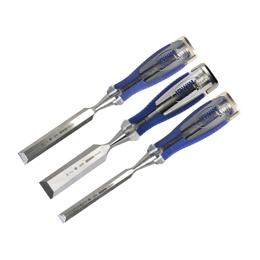 M750 Splitproof Pro Bevel Edge Chisel Set, 3 Piece MAR750S3