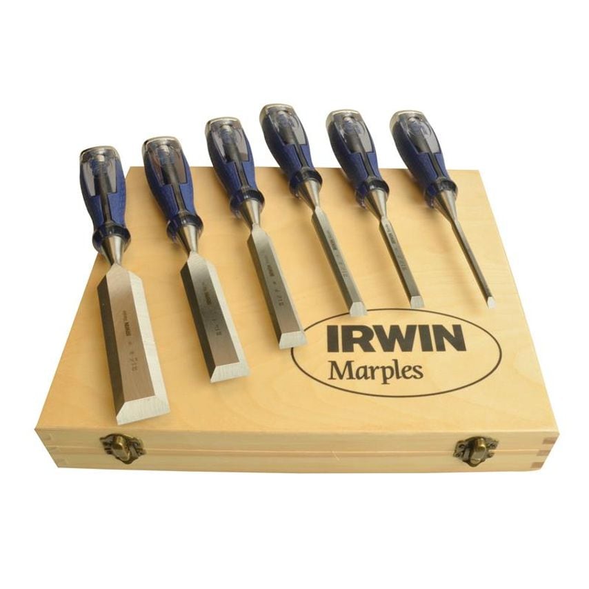 M750 Splitproof Pro Bevel Edge Chisel Set, 6 Piece MAR750S6
