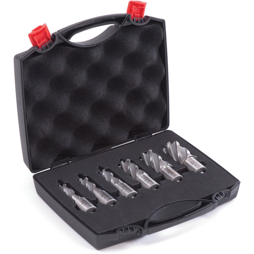 MAG Drill Hole Cutter Set Cyclone Long - 6 Piece